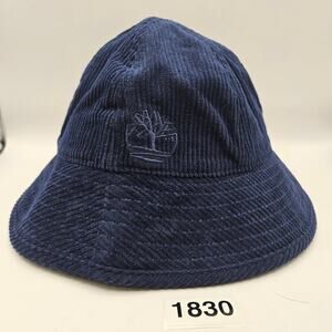 TIMBERLAND SMALL CORDUROY BUCKET HAT NAVY BLUE 100% COTTON NWT